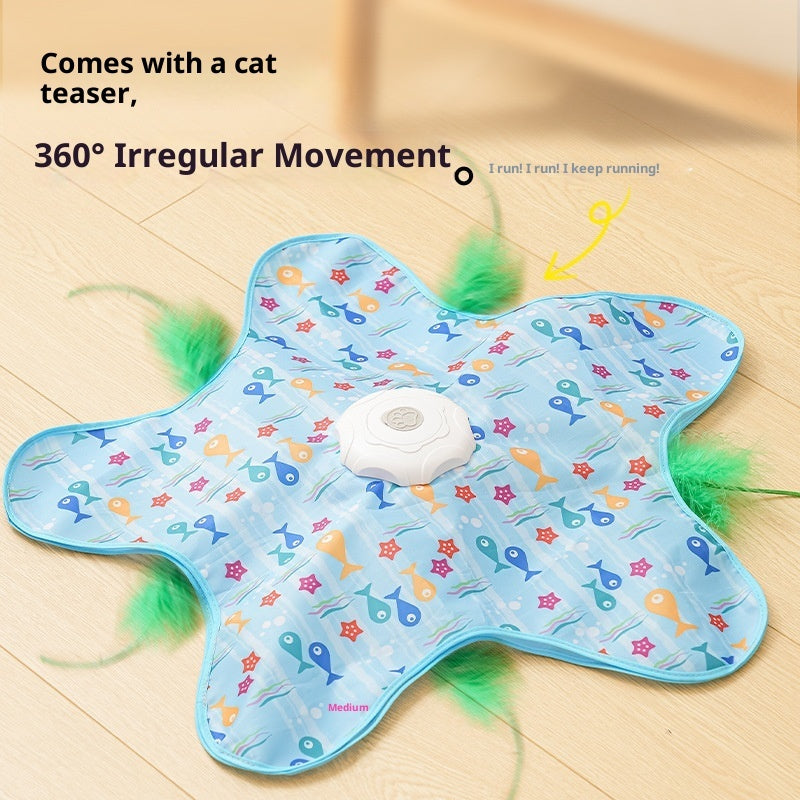 Interactive Cat Hunting Toy – Automatic Motion Activated Teaser for Indoor Cats