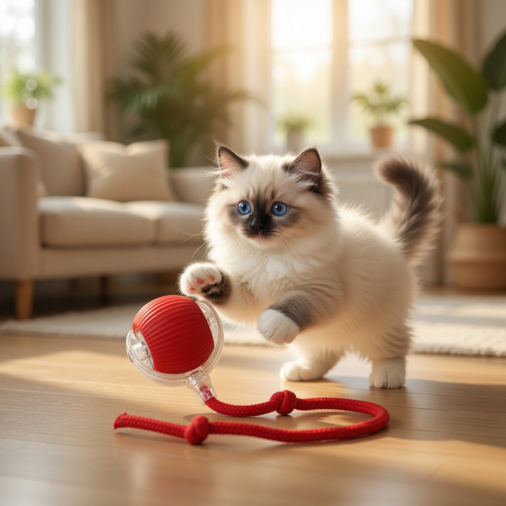 Interactive Cat Toy Ball Super Drive Cat Rolling Ball