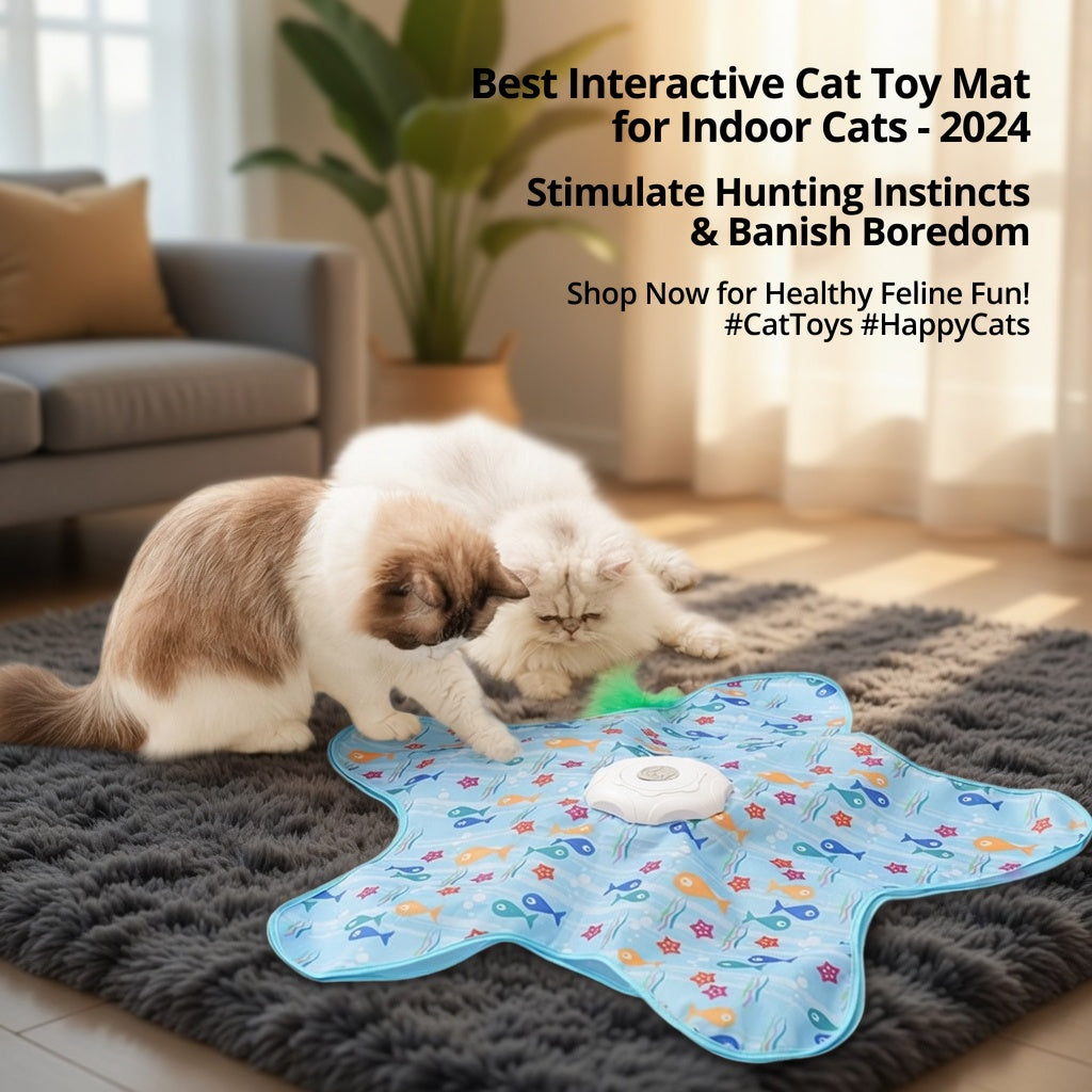 Interactive Cat Hunting Toy – Automatic Motion Activated Teaser for Indoor Cats