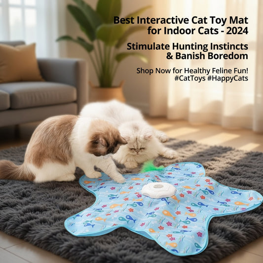 Interactive Cat Hunting Toy – Automatic Motion Activated Teaser for Indoor Cats